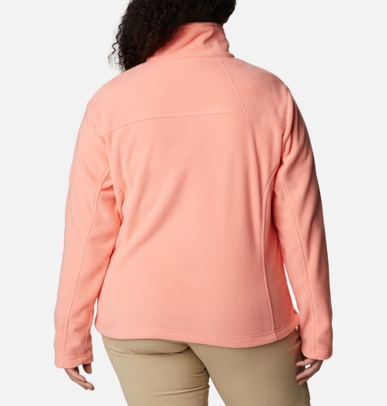 Women's Columbia Fast Trek II Jackets Coral | Plus Size CA-KA154